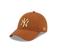 New Era York Yankees MLB Metallic Logo Brown 9Forty Adjustable Women cap - One-Size