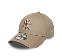 New Era Cappello da baseball MLB New York Yankees per adulti, colore marrone pastello, Marrone pastello, Taglia unica