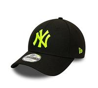 New Era York Yankees MLB Pop Logo Black Neon Yellow 9Forty Adjustable Snapback cap - One-Size