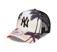 New Era York Yankees MLB Summer City Orange A-Frame Adjustable Trucker cap