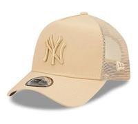 New Era York Yankees MLB Tonal Mesh Brown A-Frame Adjustable Trucker cap