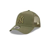 New Era York Yankees MLB Tonal Mesh Olive A-Frame Adjustable Trucker cap - One-Size