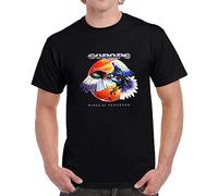 New Europe Wings of Tomorrow Metal Rock Band Men's Black T-Shirt XL