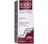 new fa.dem. srl Iodio Soluzione Alcoolica Cutanea I 7%/5% da 1000ml