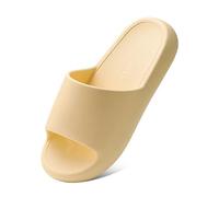 New front Ciabatte Casa Ciabatte Comode Donna Ciabatte Nuvola Donna Uomo Ciabatte Donna Estive Antiscivolo Facile da Pulire Antivegetativa Palestra Hotel Piscina Vacanza Casa Bagno Giallo 36