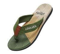 New front Ciabatte Infradito Uomo Infradito Mare Ciabatte Mare Uomo Infradito Piscina Uomo Infradito Uomo Estive Casual Moda Comode Mare Piscine Bagno Sabbia Spiaggia Vacanza Verde 45