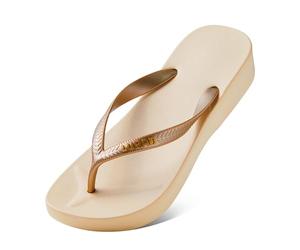 New front Infradito Tinta unita per le signore Eleganza alla moda Confortevole spiaggia in riva al mare Casa Tempo libero Moda Estate Con supporto Non costoso Sandali da spiaggia,Beige,38