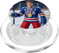 New Funny Distressed Hockey Doll Face Meme PopSockets PopGrip per MagSafe