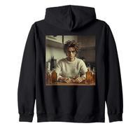 New Funny Distressed Male Doll Face Meme, Big Glass Felpa con Cappuccio