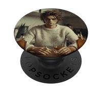 New Funny Distressed Male Doll Face Meme, Big Glass PopSockets PopGrip Adesivo