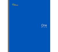 New Generation - One Blue - Composition Notebooks 7.5 x 9.25 Inches, Wide Ruled, 120 Pages