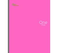 New Generation - One Pink - Composition Notebooks 7.5 x 9.25 Inches, Wide Ruled, 120 Pages