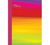 NEW GENERATION - Rainbow - Large lined journal notebook for women , men, 8.5 x 11 Inches with 120 ruled pages , great for Note Taking ,Diary ,Notepad, Writing ,Travel ,Business ,Work ,School ,College.