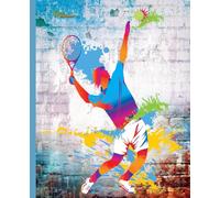 New Generation - Tennis - Composition Notebooks 7.5 x 9.25 Inches, Wide Ruled, 120 Pages: New Generation - School Days with Style