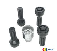 NEW GENUINE BMW X3 E83 Serie 7 E65 E66 Set Bulloni Ruota Antifurto M14X1.5 4PCS