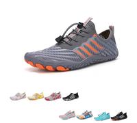New Grounded Footwear,Groundedfootwear Barefoot Shoes Women,Comfortable Lightweight Non-Slip Barefoot Shoes (Gray,13Women/11Men)