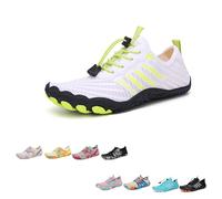 New Grounded Footwear,Groundedfootwear Barefoot Shoes Women,Comfortable Lightweight Non-Slip Barefoot Shoes (White,8Women/6Men)