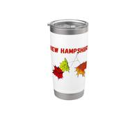 New Hampshire Autunno artistico Autunno lascia il viaggio nel New England Bicchiere termico in acciaio inox doppia parete