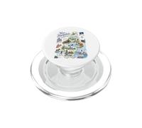 New Hampshire, NH, Stati Uniti, Mappe, Icone PopSockets PopGrip per MagSafe