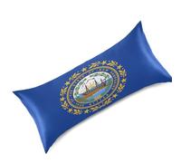 New Hampshire State Flag Decorative Travel Pillow case king size oversize king size federe fundas de almohadas 50,8x101,6 cm