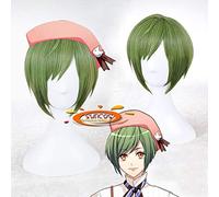 New Hand Tour A3! Parrucche Cosplay Yuki Rurikawa Parrucca sintetica resistente al calore Parrucche per Halloween Festa di Carnevale Parrucche + Cappellino per parrucca