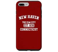 New Haven The Elm City Pride Connecticut Vintage Custodia per iPhone 7 Plus/8 Plus