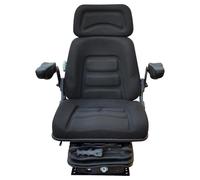 New Holland Sedile Trattore Tessuto Nero Con Braccioli E Poggiatesta