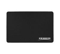 New Horrizon - Tappetino per mouse, tappetino per mouse da gioco, nero, antiscivolo, tappetino da scrivania con base in gomma, 290 x 210 x 5 mm