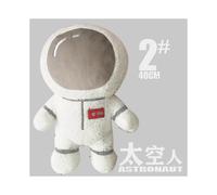 New Hot Cartoon Astronaut Plush Toys Stuffed Space Pilot Flying Ship Soft Doll Creative Gift 40cm
