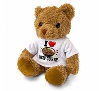 NEW - I LOVE BEEF CURRY - Orso Di Peluche London Teddy Bears - Regalo 20 cm