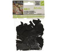 New Image Group Feltables - Lettere e numeri in feltro da 1", colore: Nero