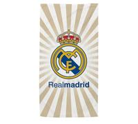 New Import - Asciugamani da spiaggia Real Madrid, 100% microfibra, asciugatura rapida e design esclusivo (140 x 70 cm)