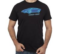 New Indastria T-Shirt Cursore Pronto Automobile - By Uomo-XL-Nera