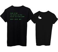 New Indastria T-Shirt Segui Il Coniglio Bianco - Uomo-L-Nera