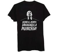 New Indastria T-Shirt Sono Il Conte Dracula - Fan Art Divertente - Uomo-XXL-Nera