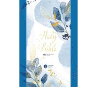 New International Versi NIV Larger Print Blue Soft-tone Bible with Z (Tascabile)