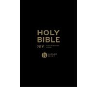 New International Versi NIV Larger Print Personal Black Leather Bib (Tascabile)