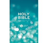 New International Versio NIV Larger Print Blue Hardback Bibl (Copertina rigida)