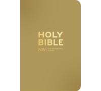 New International Version NIV Pocket Latte Bible with Gold Zip (Tascabile)