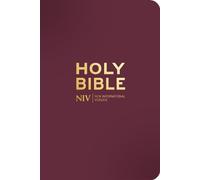 New International Version NIV Pocket Mulberry Bible with Gold Zip (Tascabile)