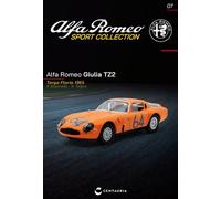 NEW IXO 1:43 ALFA ROMEO GIULIA TZ2 - 1965 +BOX +Magazine