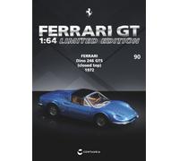NEW IXO 1:64 FERRARI Dino 246 GTS (closed top) - 1972 +BOX +Magazine