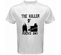 New Jerry Lee Lewis The Killer Music Legend Men's White T Shirt Size Size 3XL