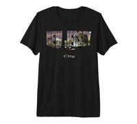 New Jersey City Viaggi Maglietta Premium