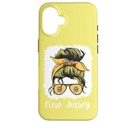 New Jersey Girl USA New Jersey Mom Womens Custodia per iPhone 16