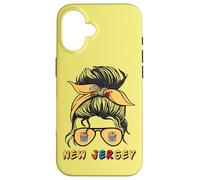New Jersey Girl USA New Jersey Mom Womens Custodia per iPhone 16