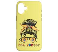 New Jersey Girl USA New Jersey Mom Womens Custodia per iPhone 16 Plus