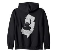 New Jersey resistere alla protesta della Rana No Kings Day Felpa con Cappuccio