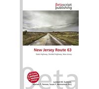 New Jersey Route 63: State Highway, Divided Highway, New Jersey