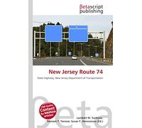 New Jersey Route 74: State Highway, New Jersey Department of Transportation